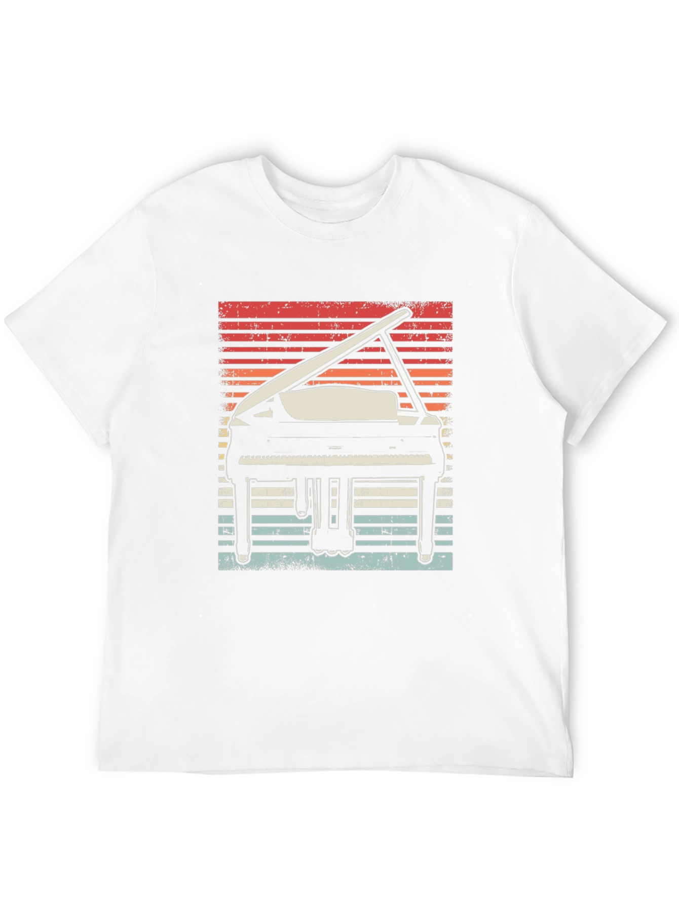 Retro Grand Piano Graphic Tee