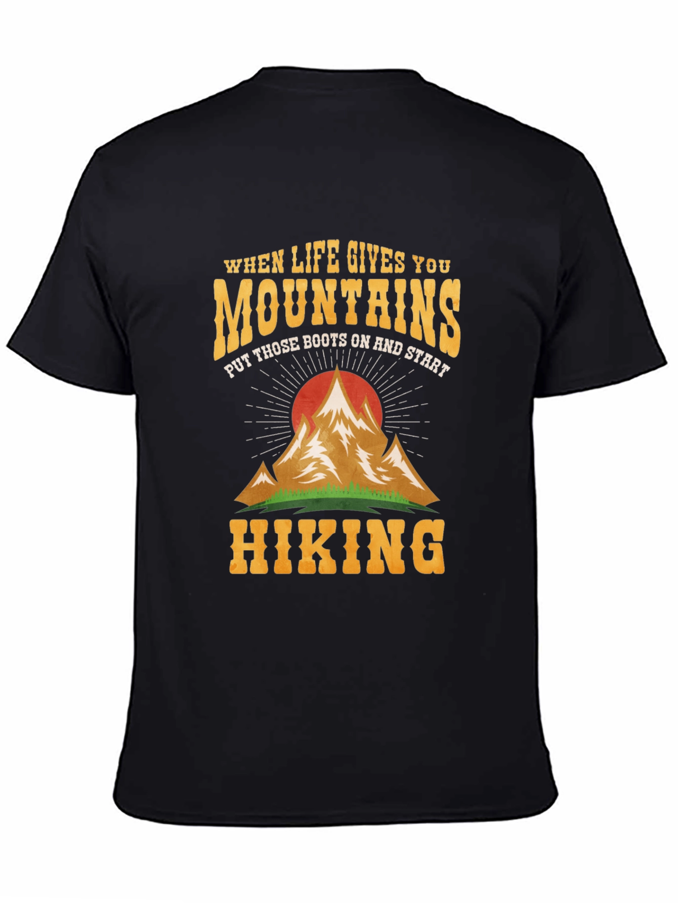 Mountain Hiking Graphic Tee - Adventure Ready