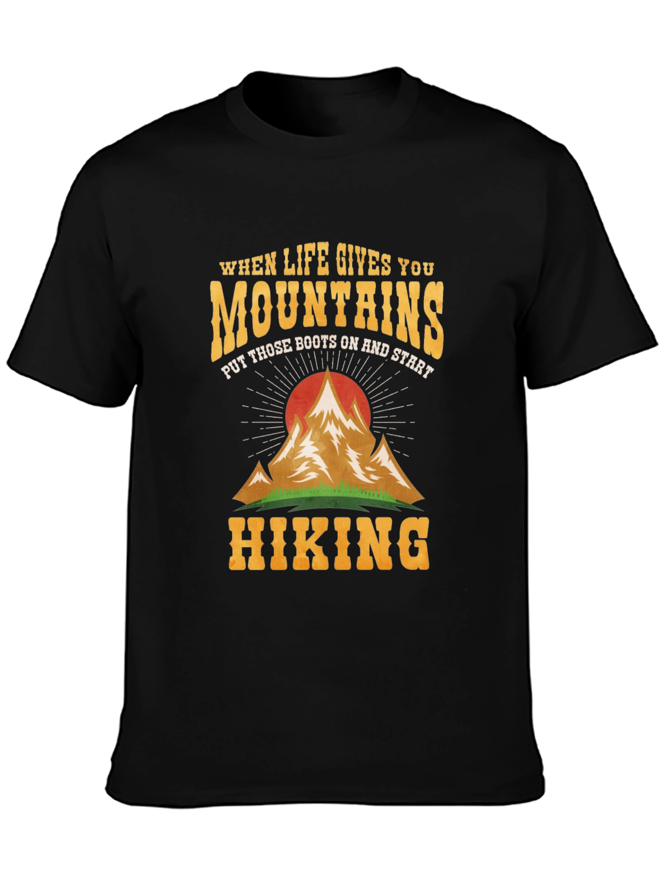 Mountain Hiking Graphic Tee - Adventure Ready