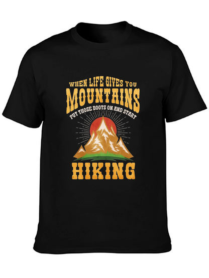 Mountain Hiking Graphic Tee - Adventure Ready