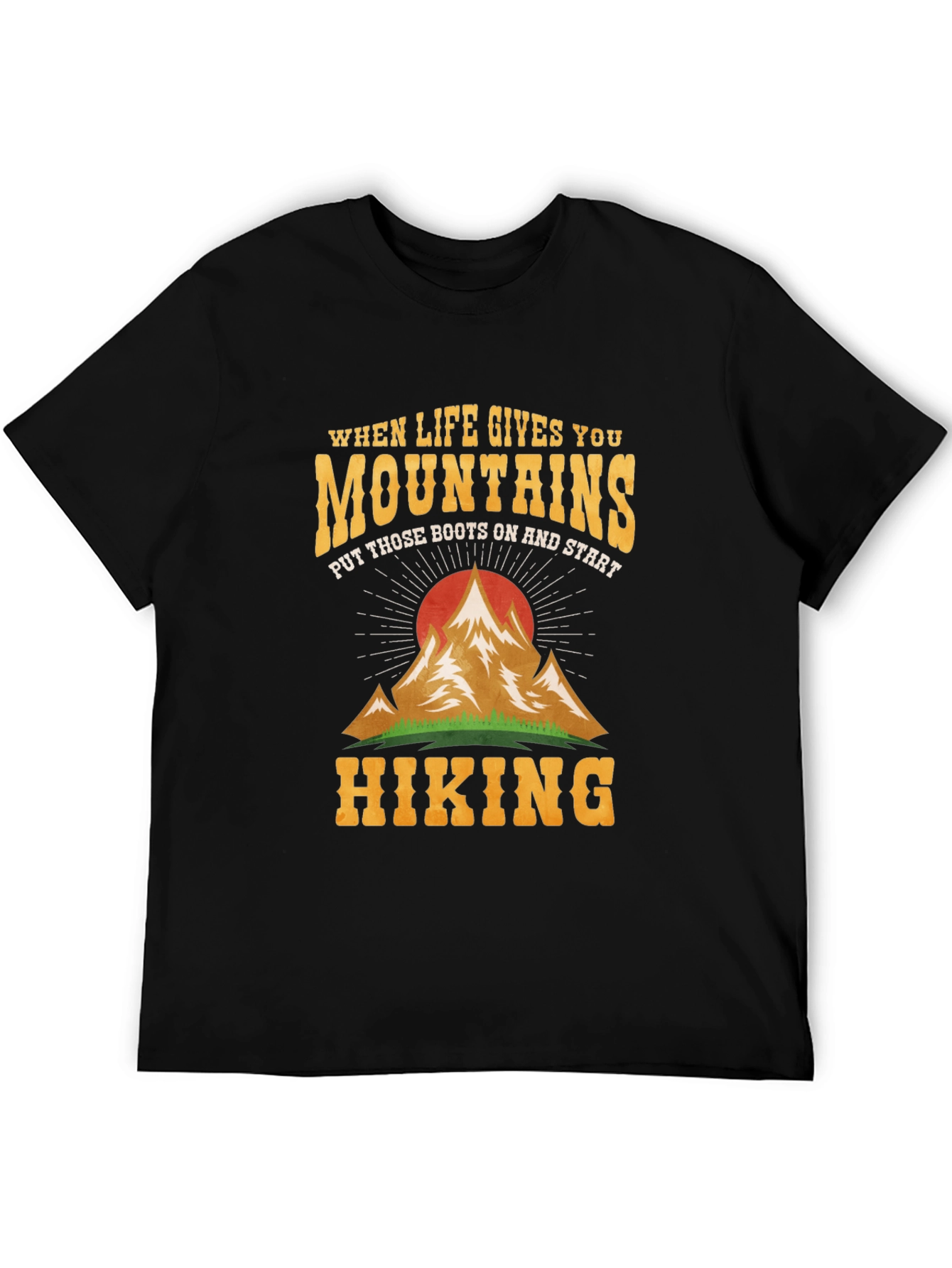 Mountain Hiking Graphic Tee - Adventure Ready