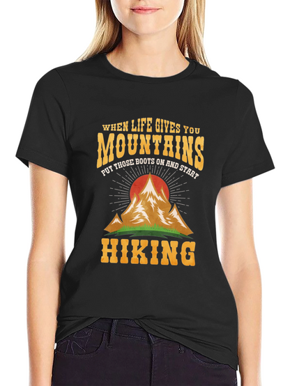 Mountain Hiking Graphic Tee - Adventure Ready