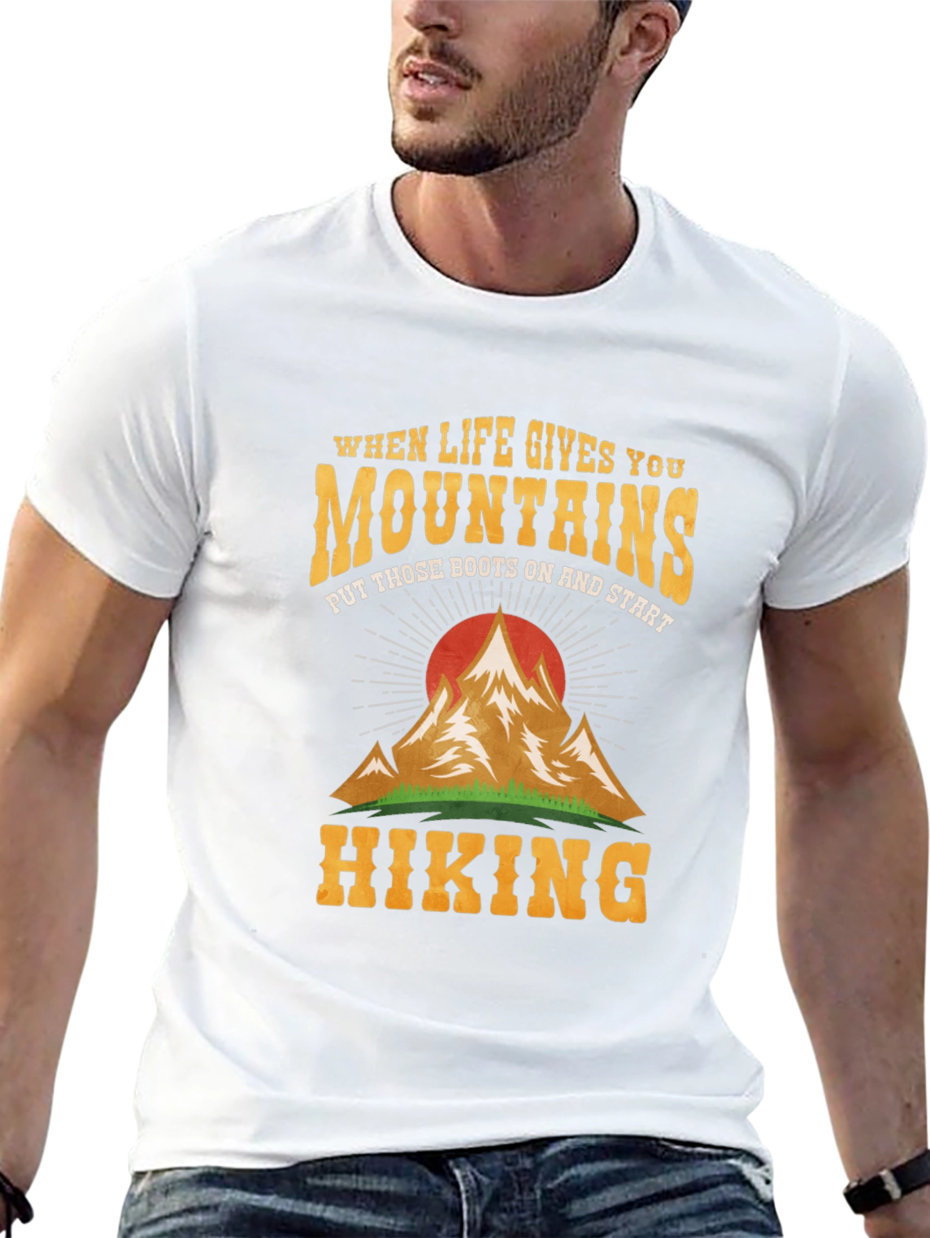 Mountain Hiking Graphic Tee - Adventure Ready