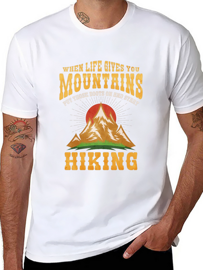 Mountain Hiking Graphic Tee - Adventure Ready