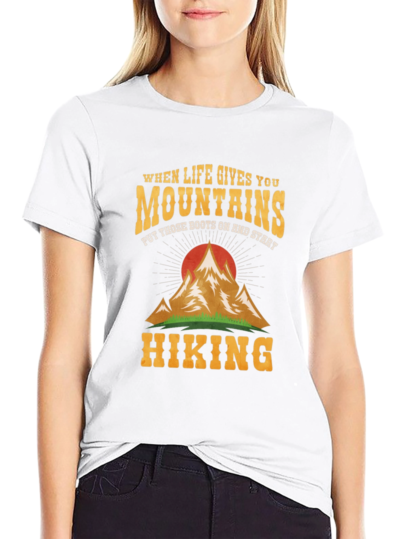 Mountain Hiking Graphic Tee - Adventure Ready