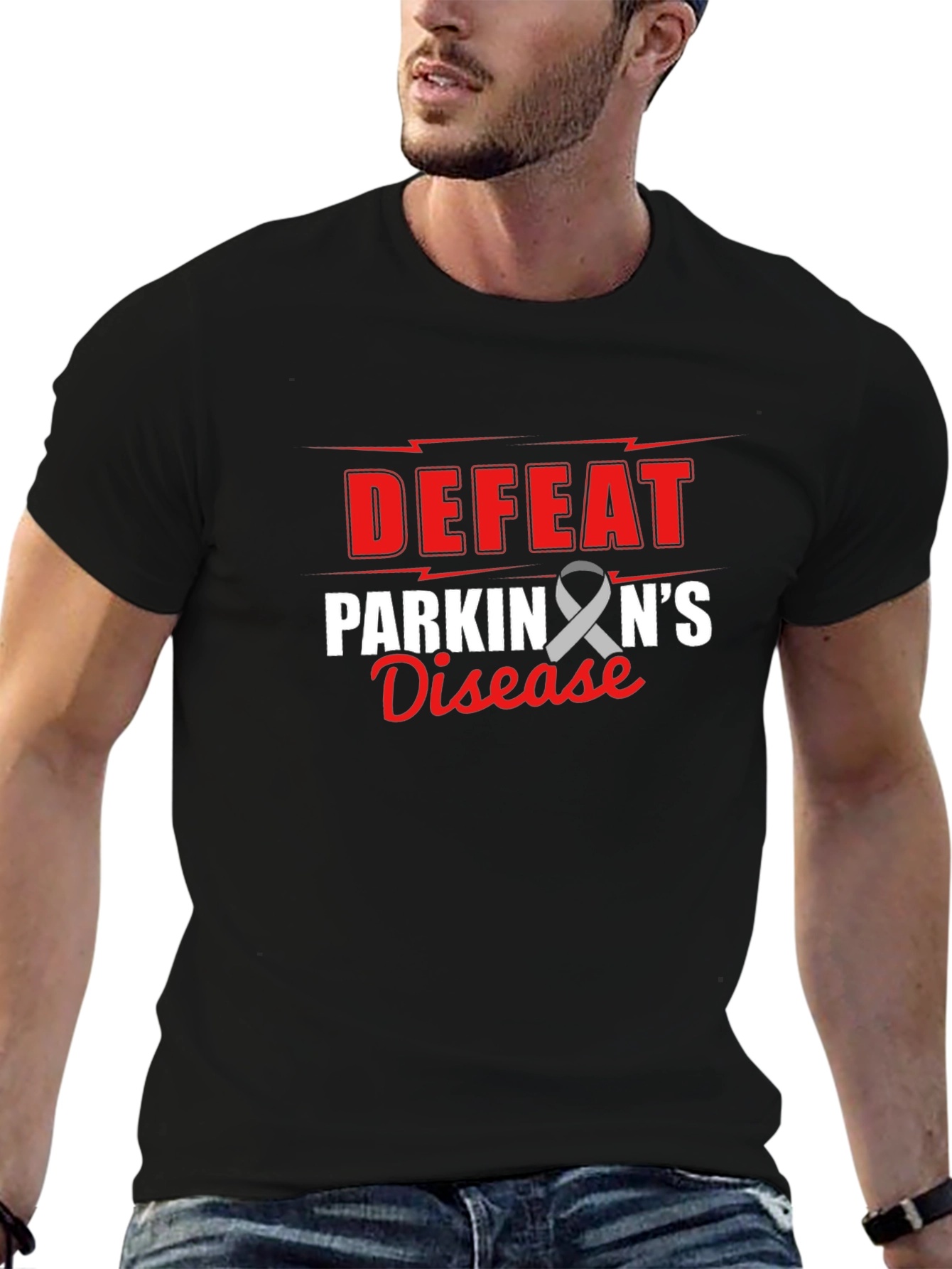 Defeat Parkinsons Disease T-Shirt - Awareness Tee