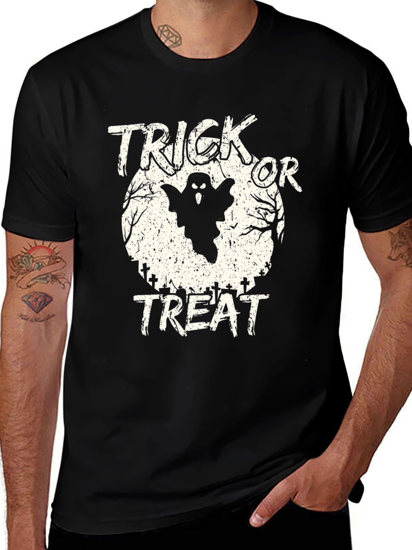 Halloween Ghost Trick or Treat T-Shirt