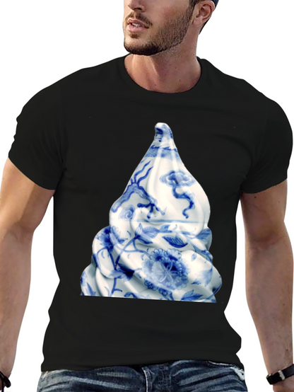Porcelain Swirl Graphic T-Shirt