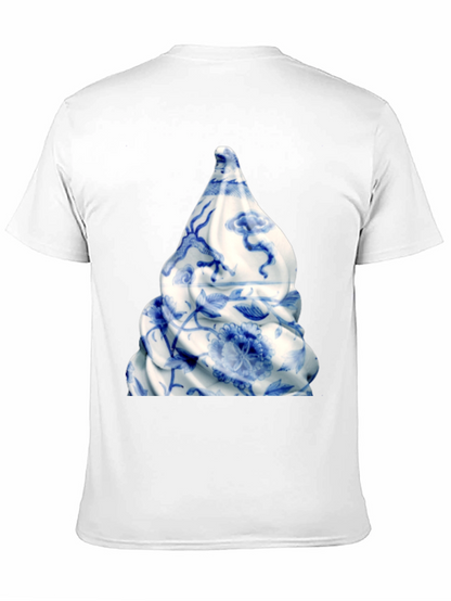 Porcelain Swirl Graphic T-Shirt