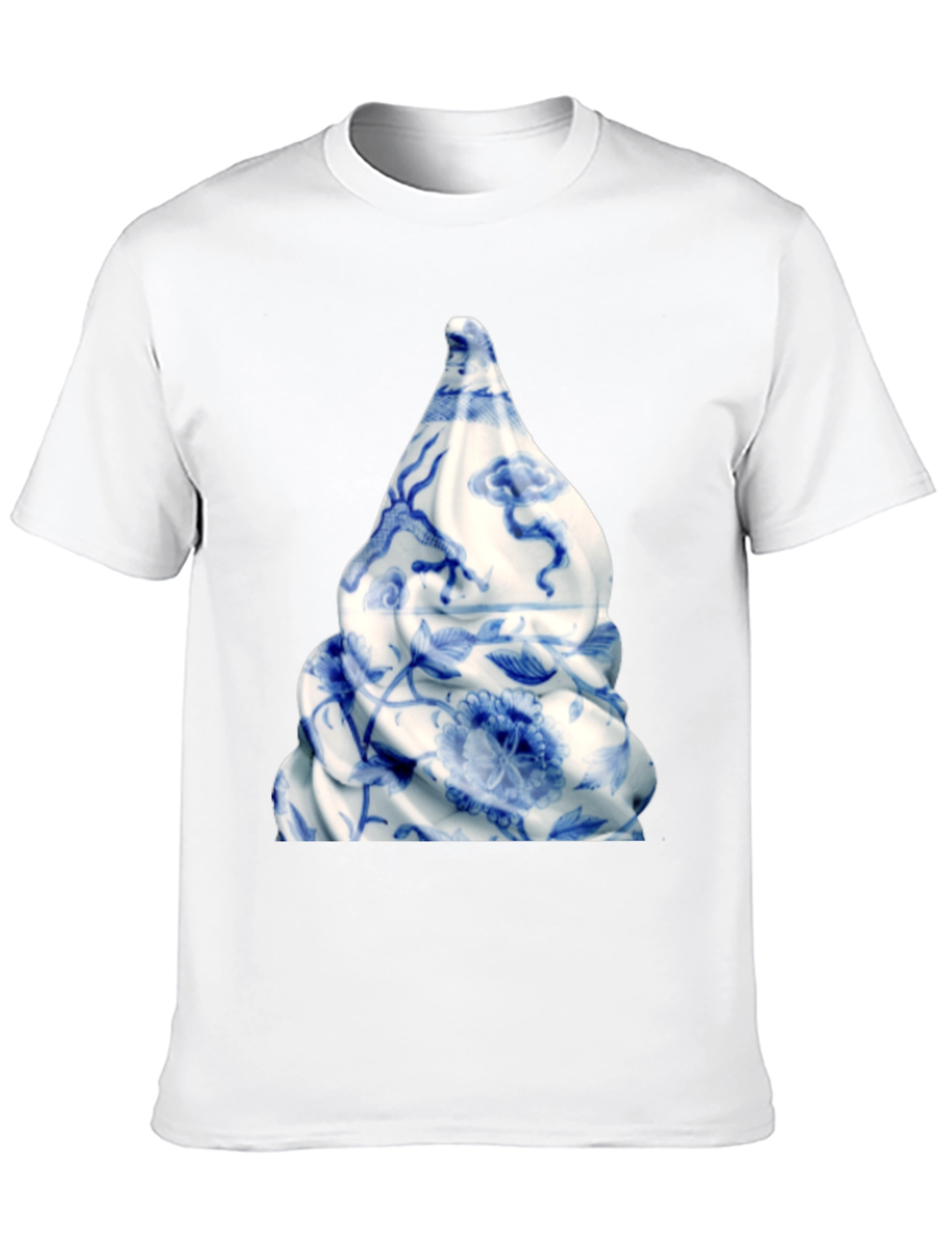Porcelain Swirl Graphic T-Shirt