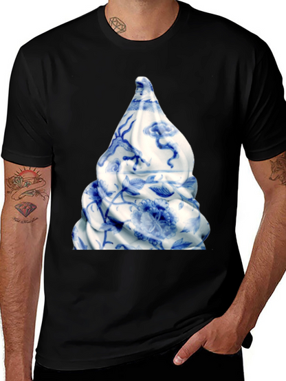 Porcelain Swirl Graphic T-Shirt