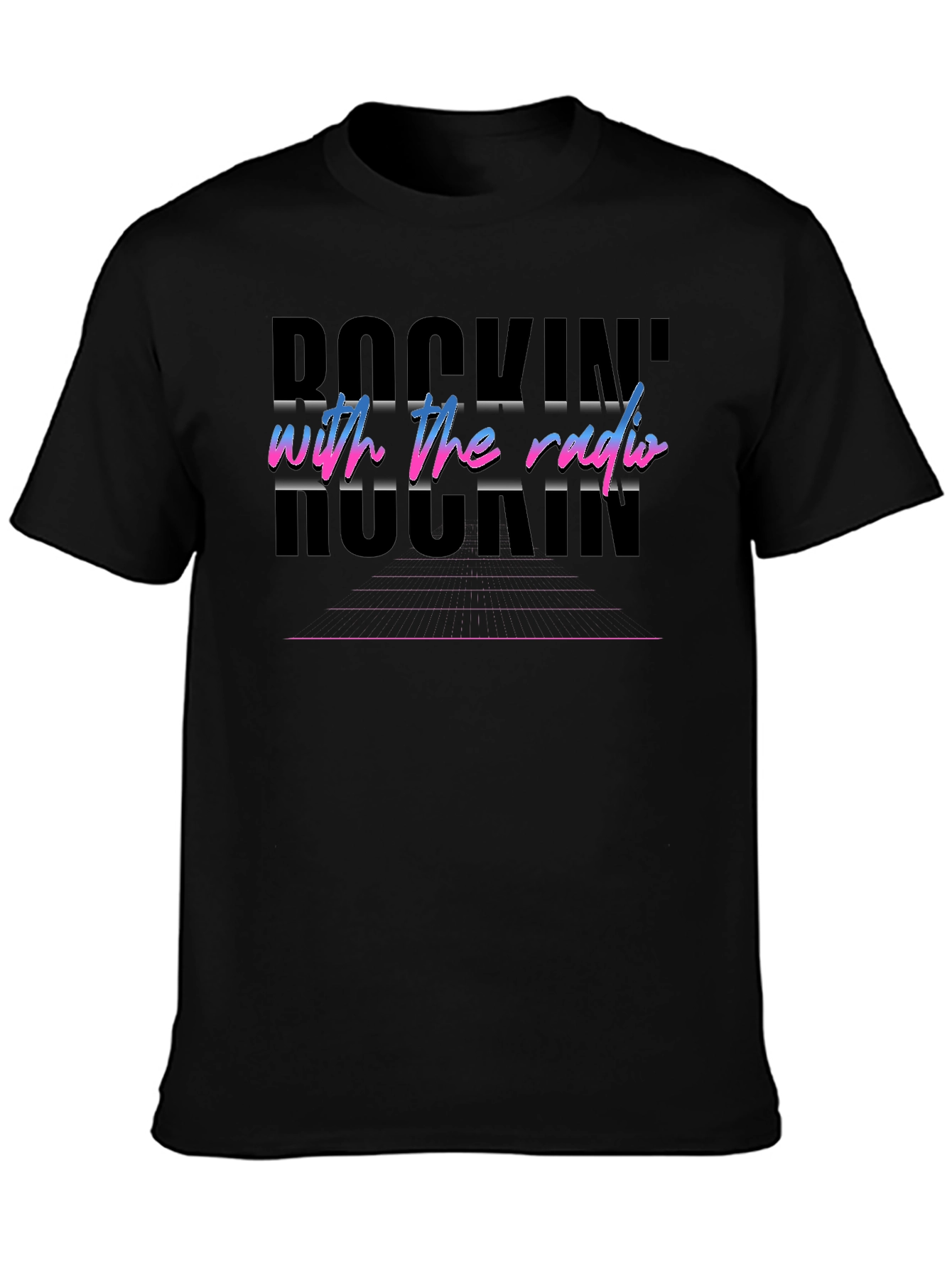 Rockin With The Radio Retro Graphic Tee