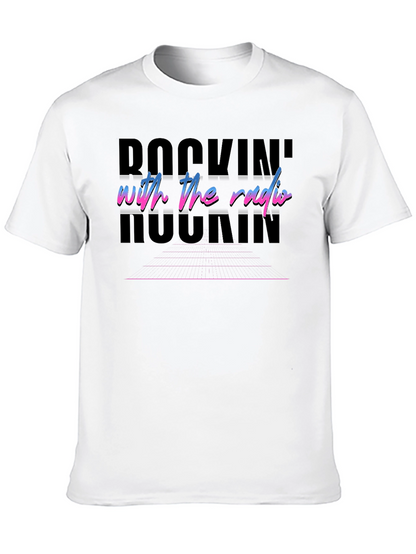 Rockin With The Radio Retro Graphic Tee