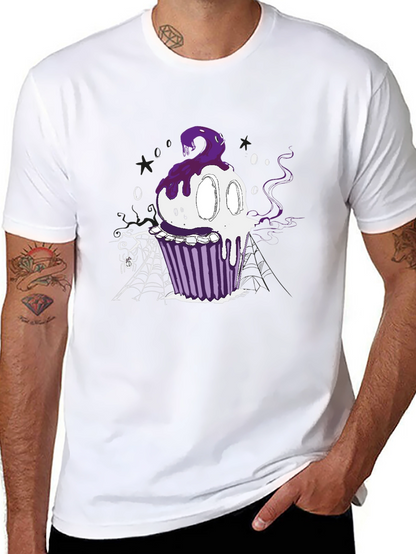 Halloween Cupcake Graphic T-Shirt