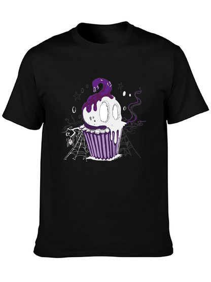 Halloween Cupcake Graphic T-Shirt