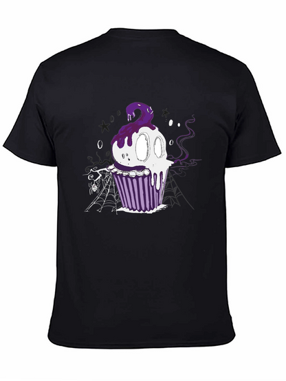 Halloween Cupcake Graphic T-Shirt
