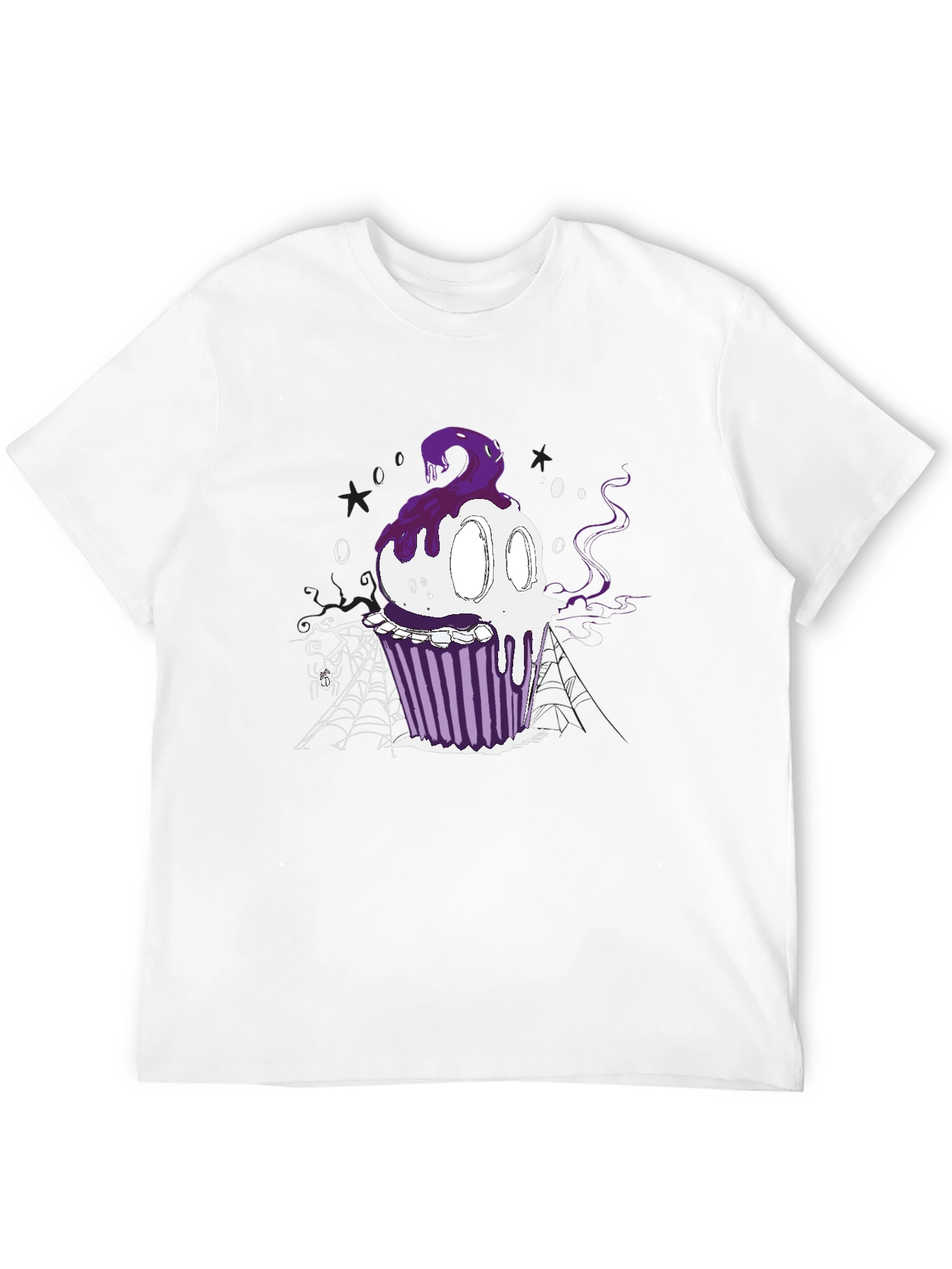 Halloween Cupcake Graphic T-Shirt
