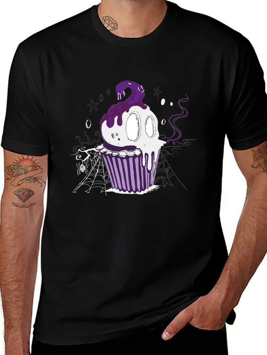 Halloween Cupcake Graphic T-Shirt