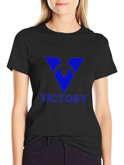 Victory Graphic Tee - Stylish Mens Black T-Shirt