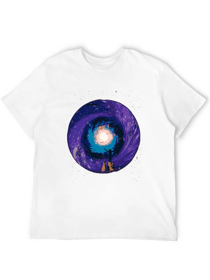 Cosmic Portal Graphic Tee - Black