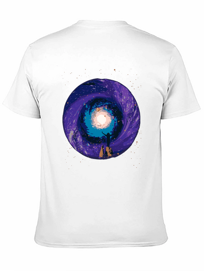 Cosmic Portal Graphic Tee - Black