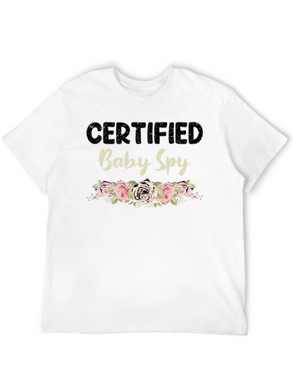 Certified Baby Spy Floral Graphic Tee