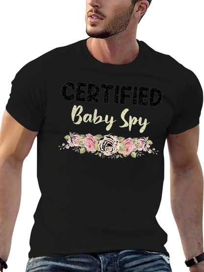 Certified Baby Spy Floral Graphic Tee