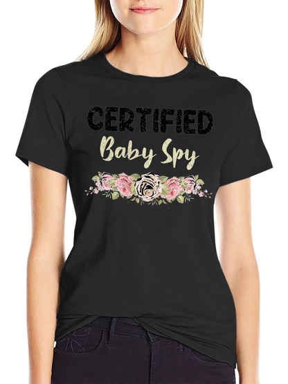 Certified Baby Spy Floral Graphic Tee