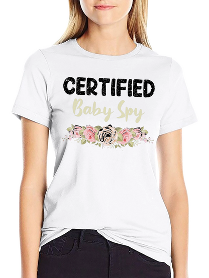 Certified Baby Spy Floral Graphic Tee