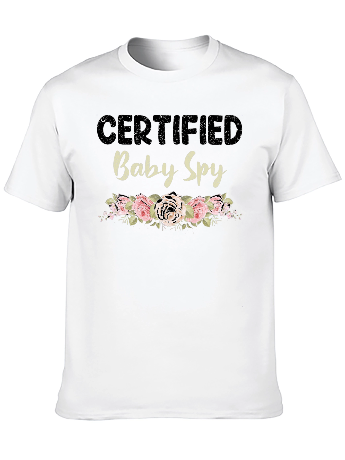 Certified Baby Spy Floral Graphic Tee