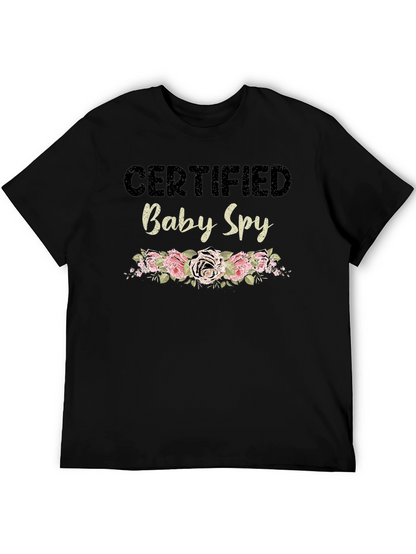 Certified Baby Spy Floral Graphic Tee