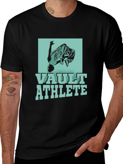 Vault Athlete Graphic T-Shirt - Black