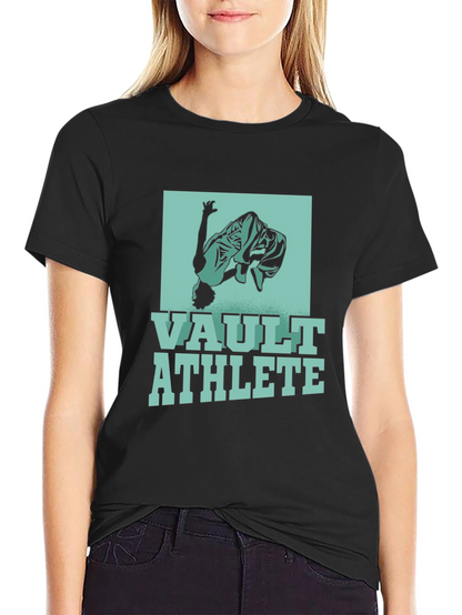 Vault Athlete Graphic T-Shirt - Black