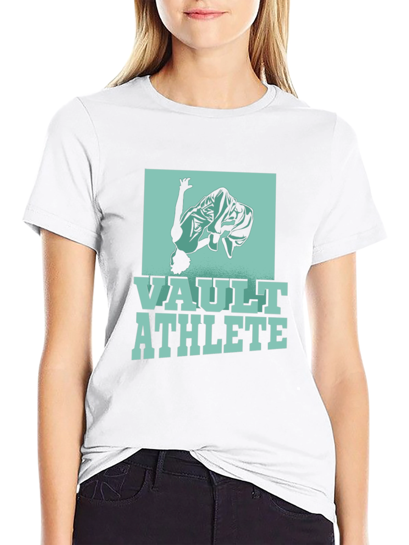 Vault Athlete Graphic T-Shirt - Black