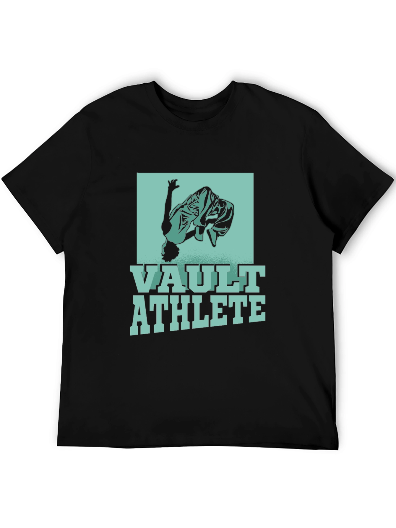 Vault Athlete Graphic T-Shirt - Black