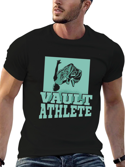 Vault Athlete Graphic T-Shirt - Black