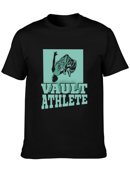 Vault Athlete Graphic T-Shirt - Black