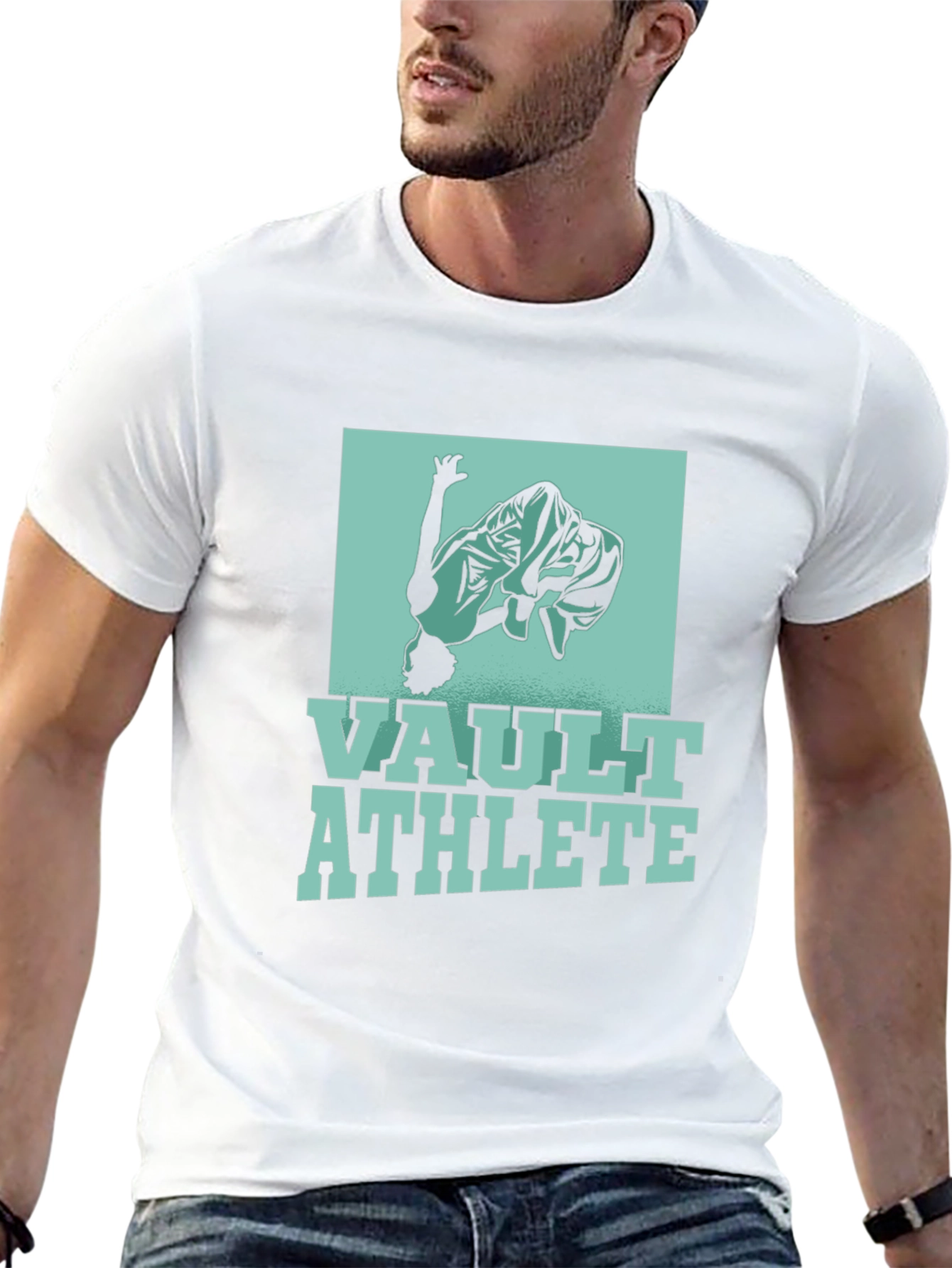 Vault Athlete Graphic T-Shirt - Black