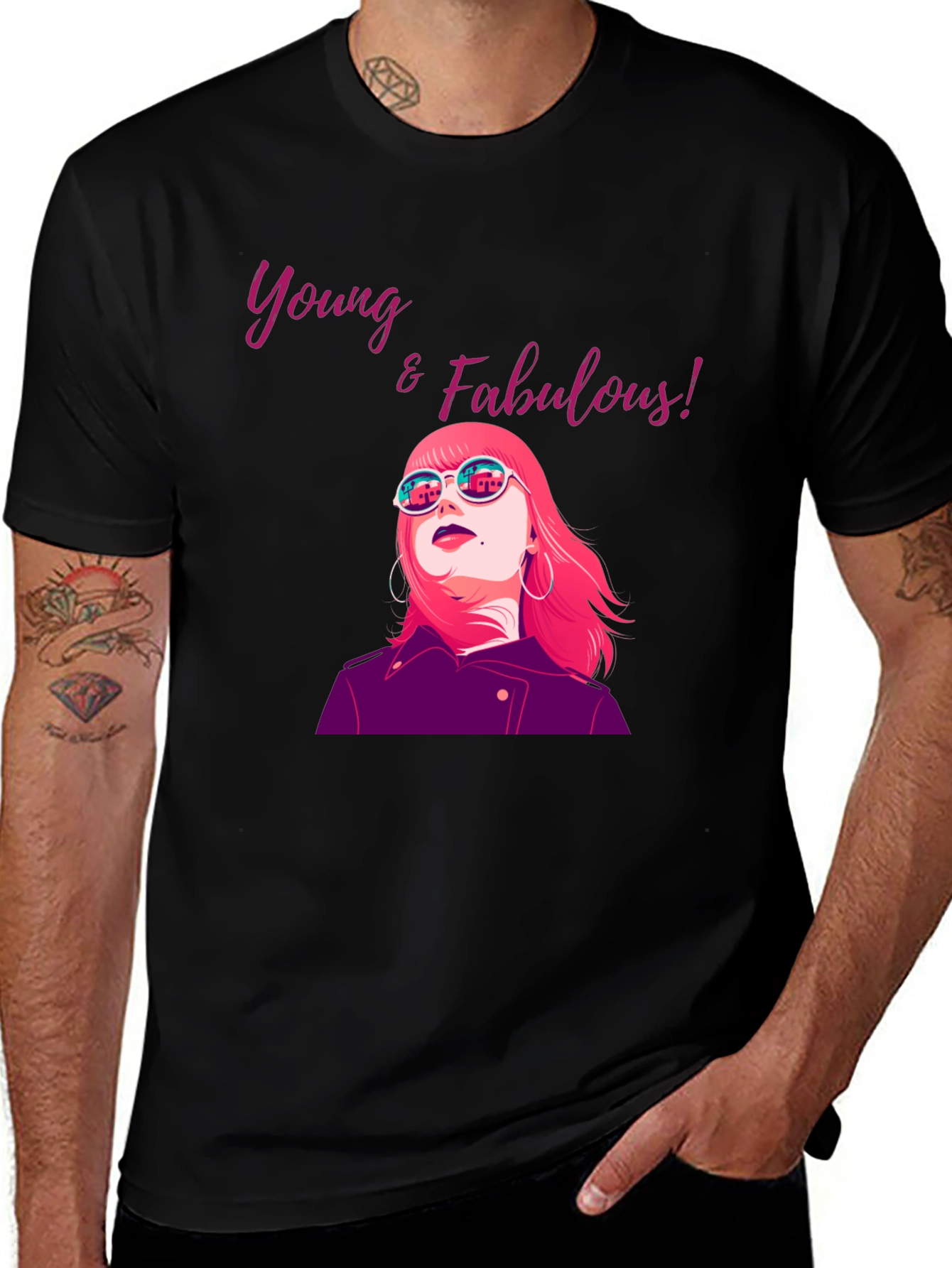 Young & Fabulous Graphic Tee - Trendy Chic