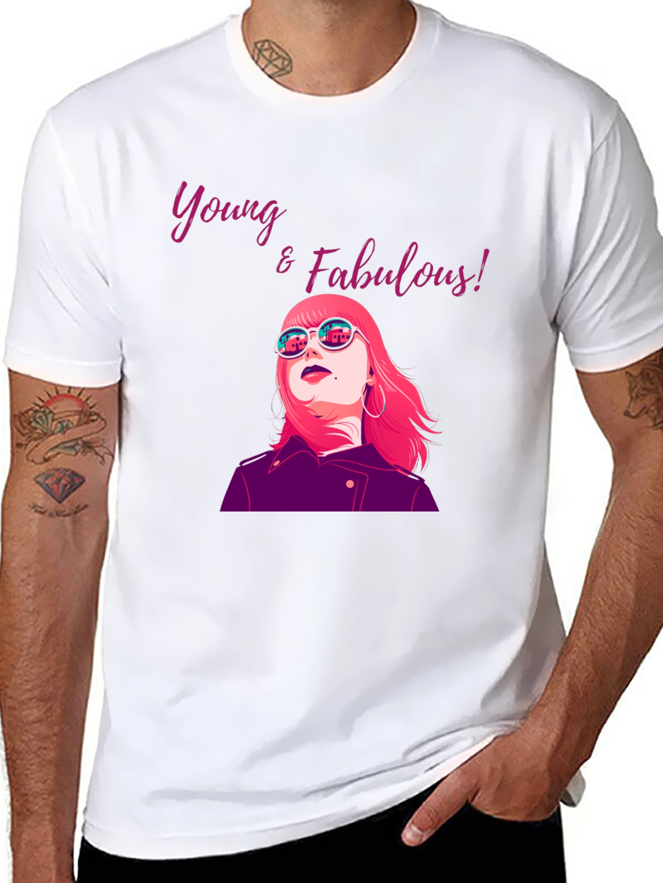Young & Fabulous Graphic Tee - Trendy Chic
