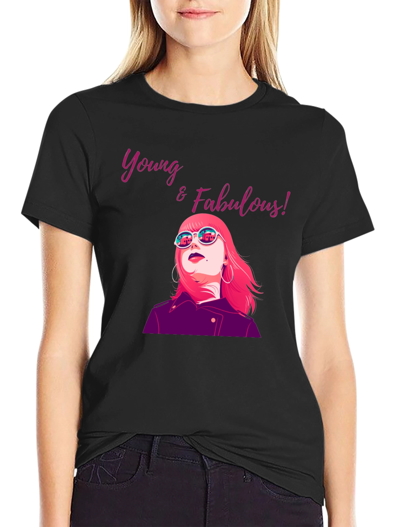 Young & Fabulous Graphic Tee - Trendy Chic