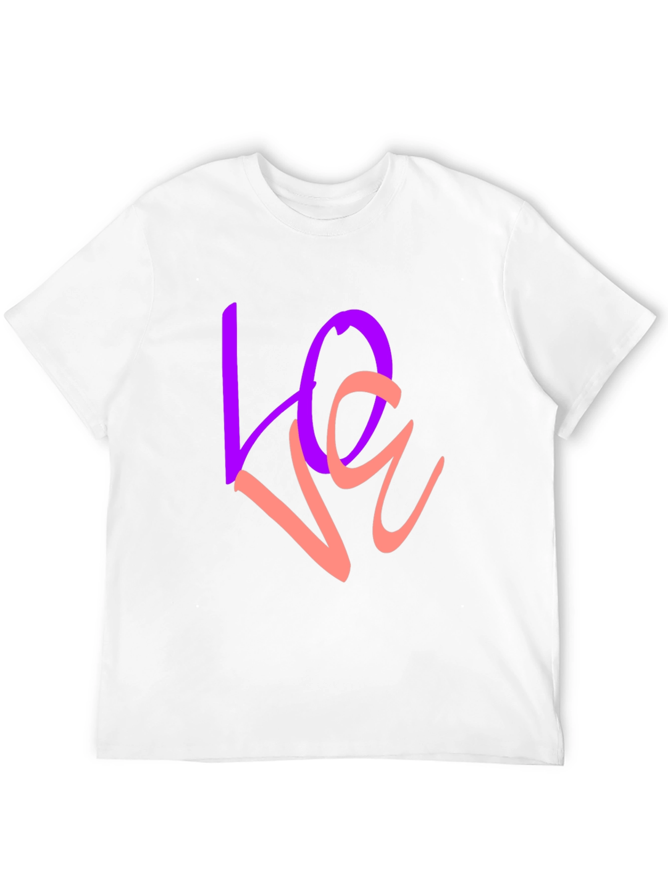 Love Graphic Print Crew Neck T-Shirt