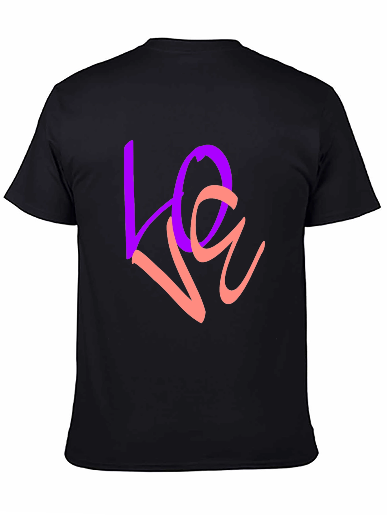 Love Graphic Print Crew Neck T-Shirt