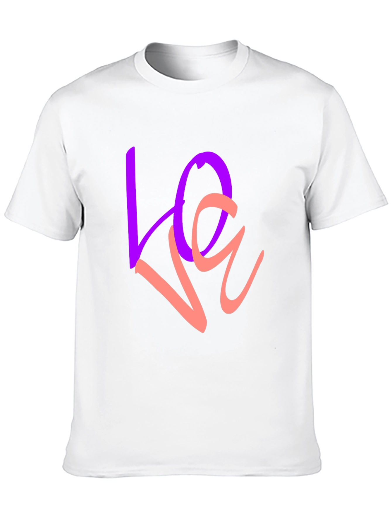 Love Graphic Print Crew Neck T-Shirt