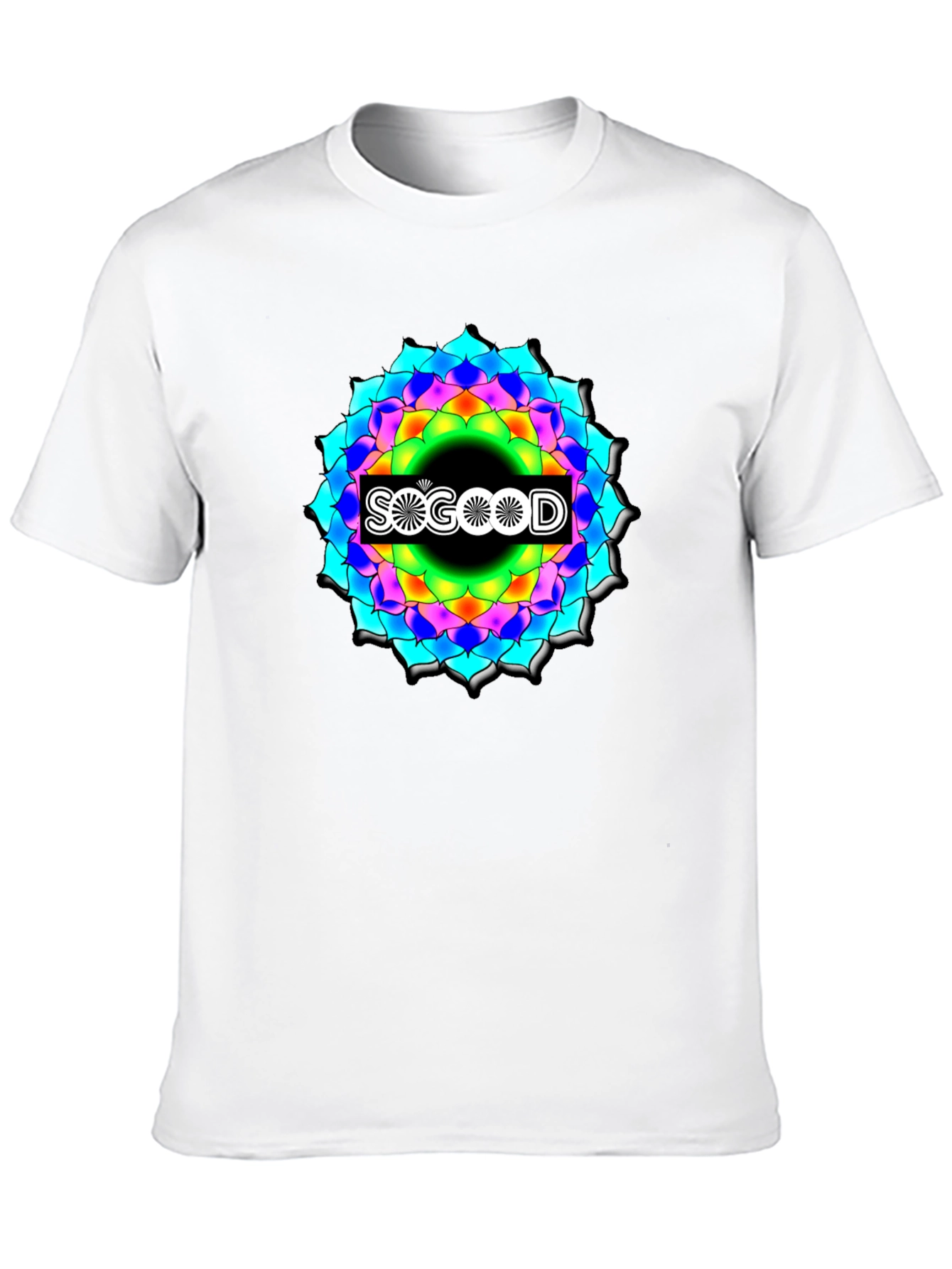 So Good Mandala Black Graphic Tee