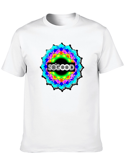 So Good Mandala Black Graphic Tee