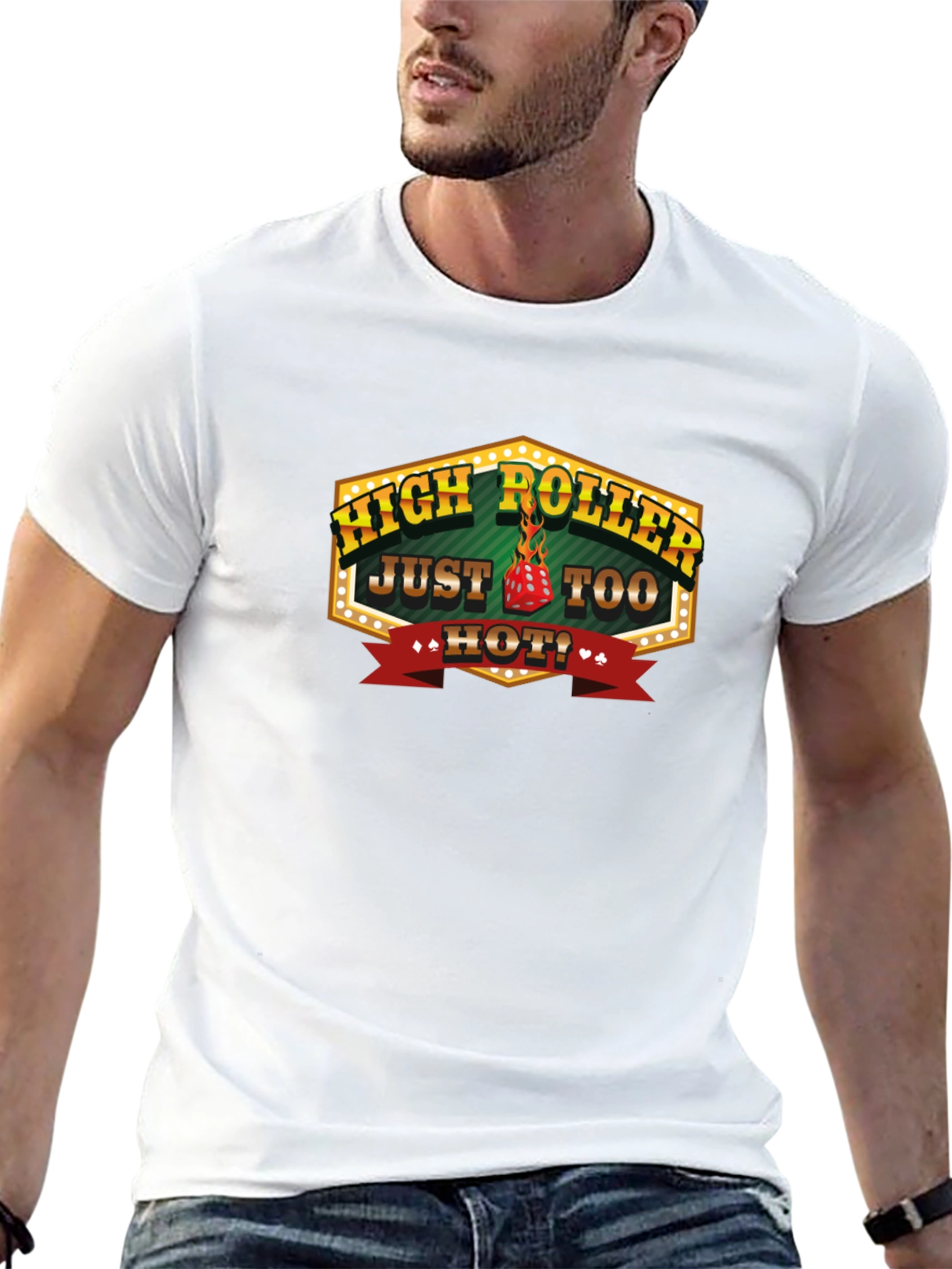 High Roller Hot Dice Graphic T-Shirt