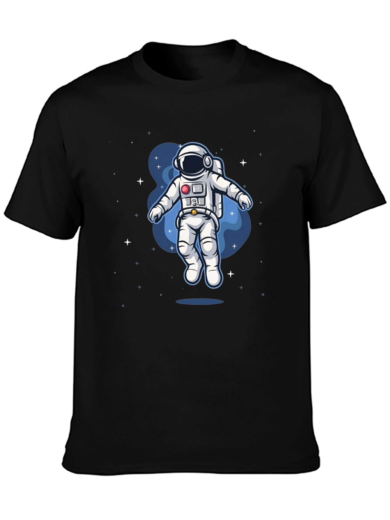 Astronaut Space Graphic Tee - Black