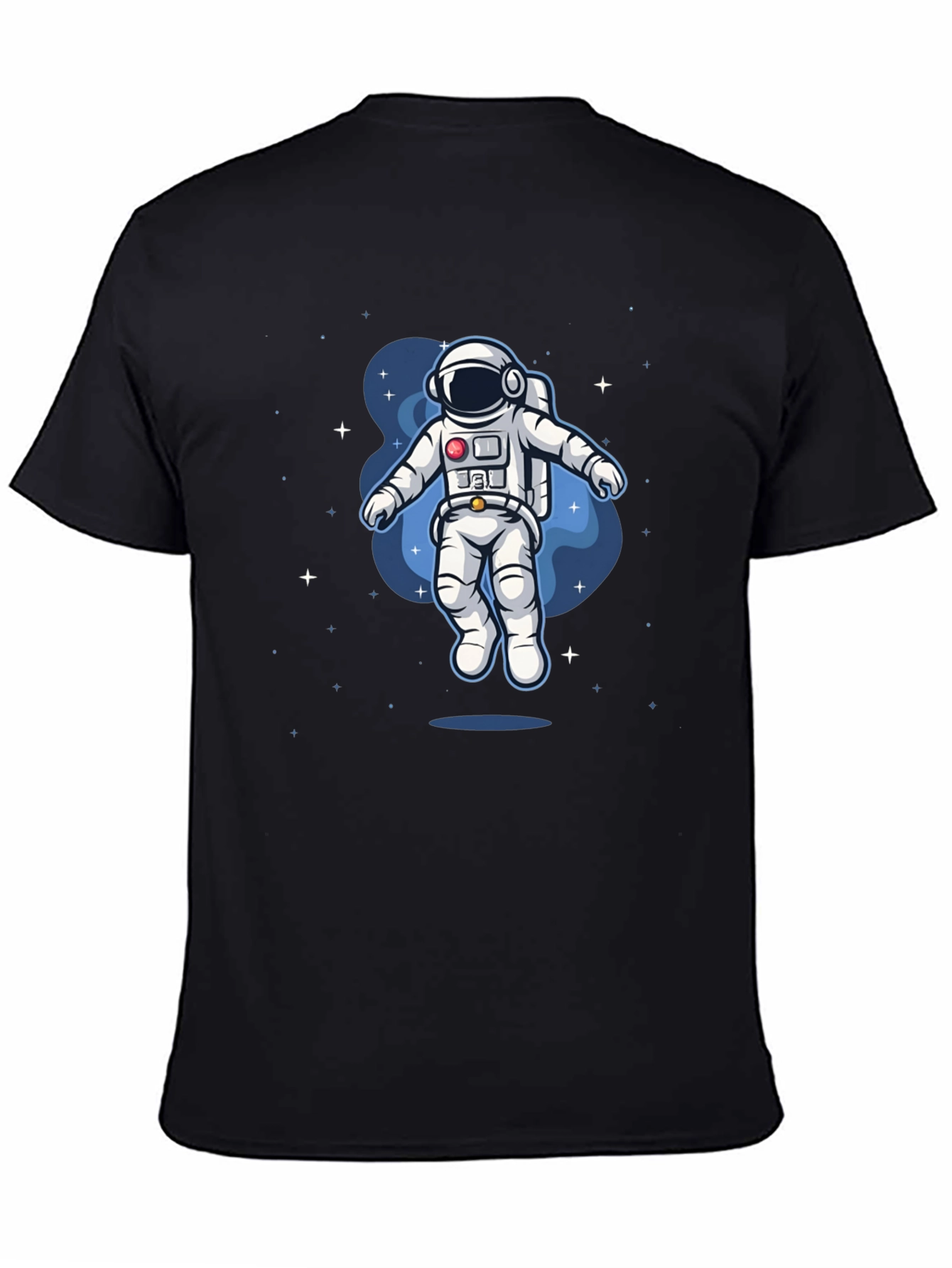 Astronaut Space Graphic Tee - Black