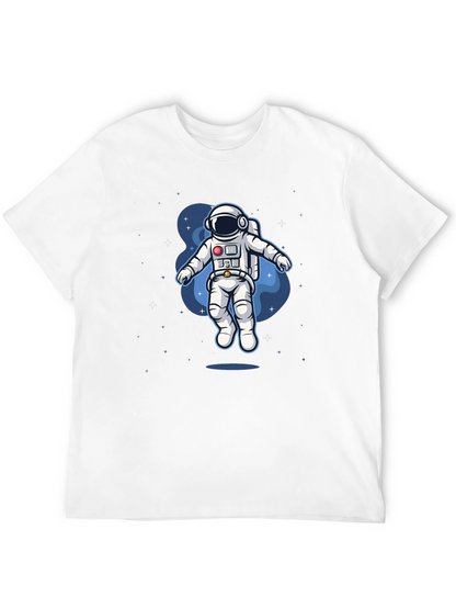Astronaut Space Graphic Tee - Black